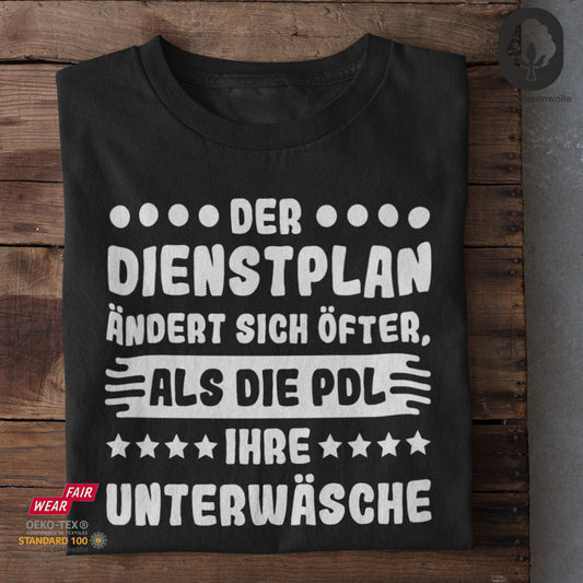 Dienstplan ändert sich öfter - Unisex