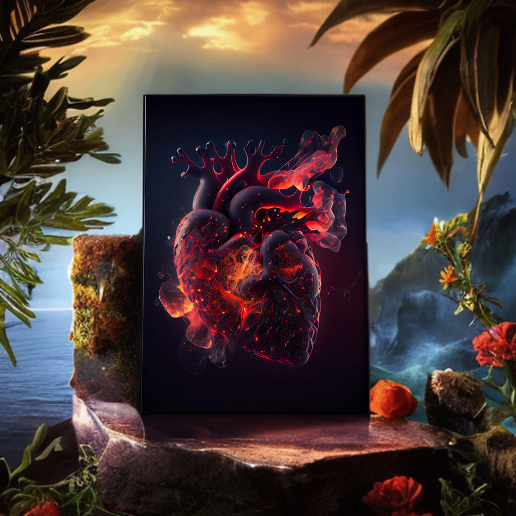 Blaze Herz No. 3 Passt gut in moderne oder zeitgenössische Einrichtu