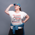 Ich darf komisch sein. Ich bin die Pflegefachkraft - Oversize Tshirt - 100% organische Baumwolle
