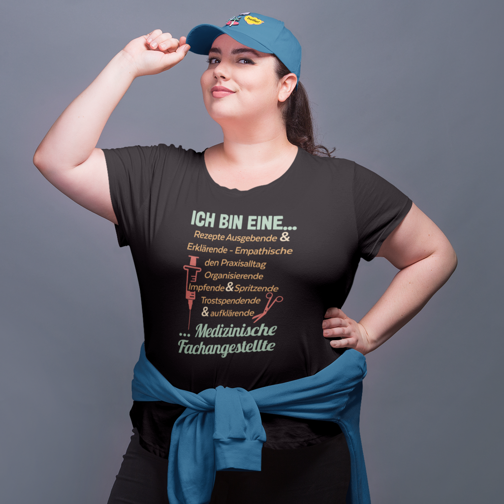 Ich bin eine medizinische Fachangestellte - Oversize Tshirt - 100% organische Baumwolle