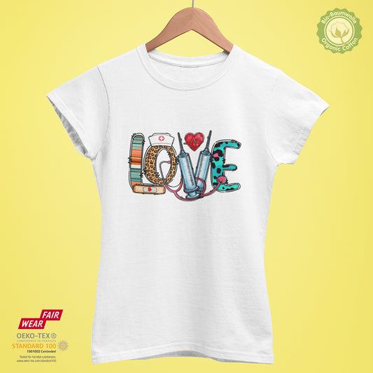 Love - Bio Premium Frauen Tshirt