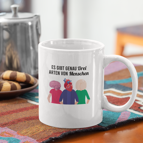 Drei Arten von Mensch - Tasse