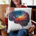 Universe Brain - Bio Baumwolle Kissen