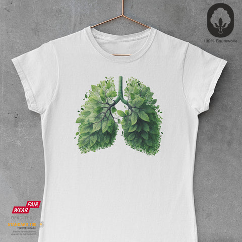 Lunge - Ein Symbol für die umweltbewusste Gesundheit - Atmungsaktiv in den Alltag!