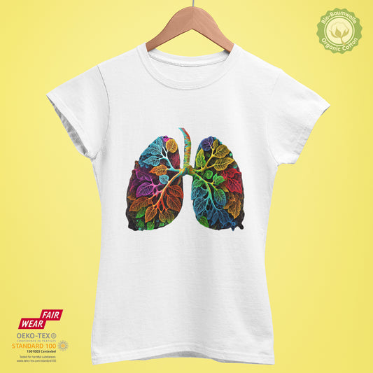 Color Lung III - Bio Premium Frauen Tshirt