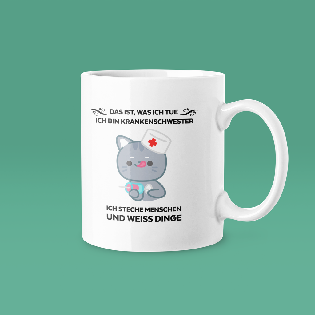 Ich steche Menschen - Tasse