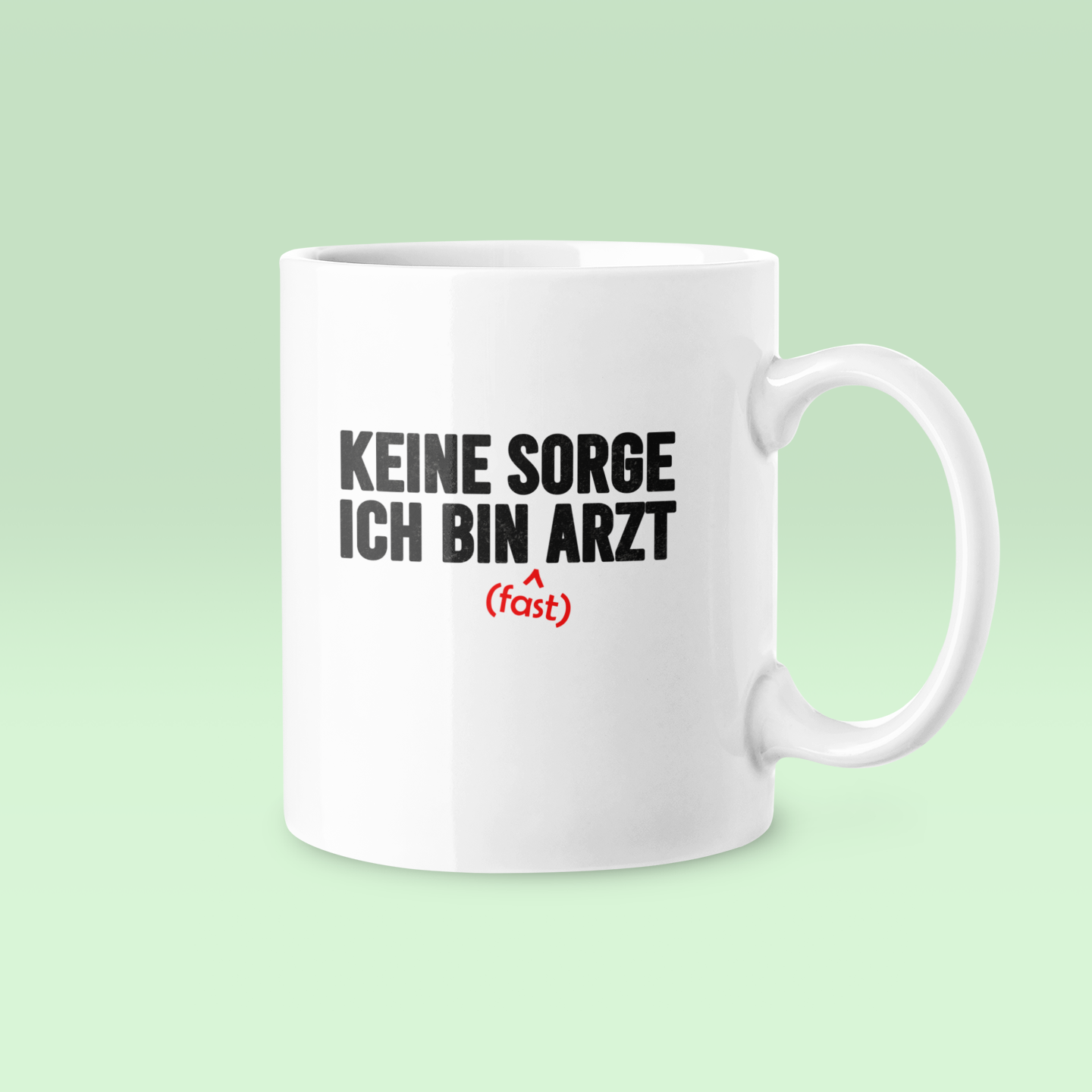 SpecialMe® Kaffeetasse „Keine Sorge Mama“ – Lustige Spruch-Tasse, Keramik, 325 Ml, Bordeaux Innen