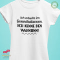 Ich arbeite im Gesundheitswesen. Ich kenne den Wahnsinn - Bio Premium Frauen Tshirt