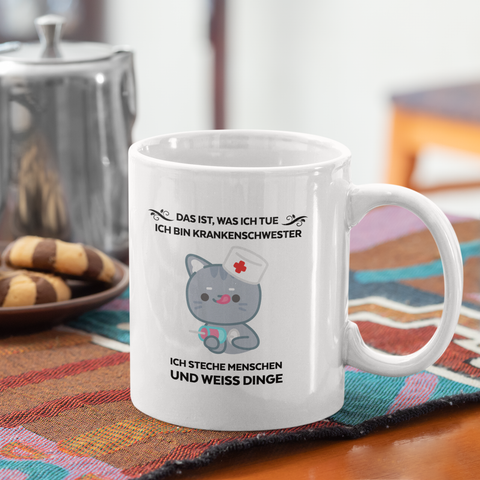 Ich steche Menschen - Tasse