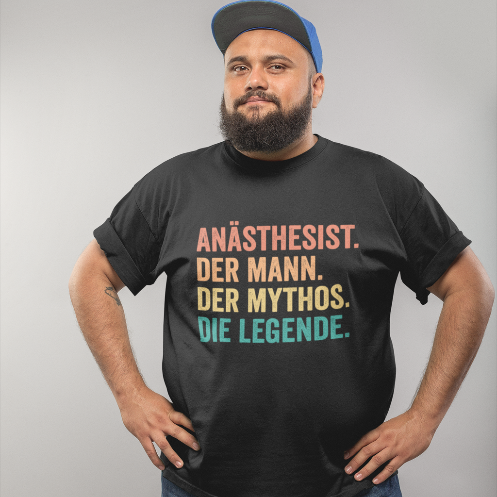 Anästhesist. Der Mann. Der Mythos. Die Legende - Oversize Tshirt - 100% organische Baumwolle