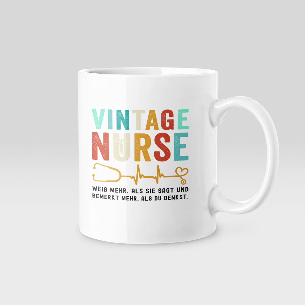 Vintage Nurse - Tasse