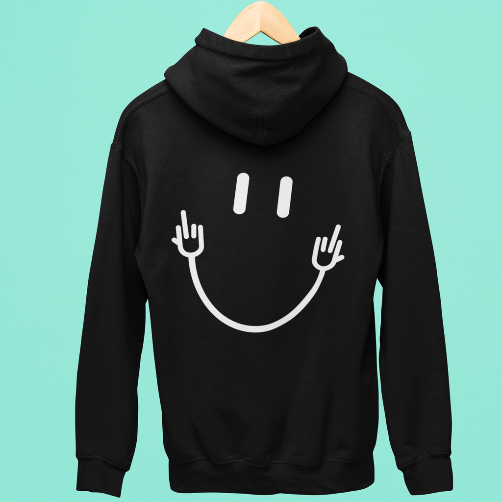 Fuck Smiley - Rückendruck Premium Hoodie