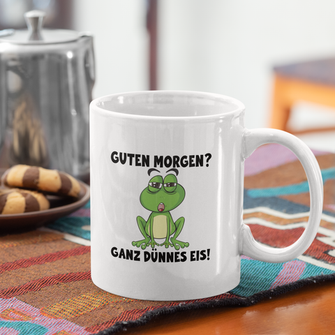 Ganz dünnes Eis! - Tasse