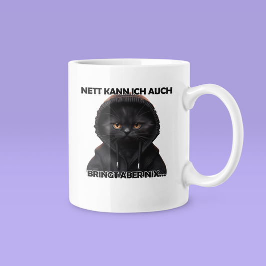 Nett kann ich auch - Tasse