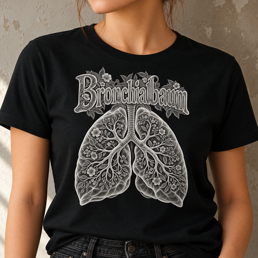 Bronchialbaum – Röntgen T-Shirt Unisex