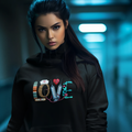 Love - BioBlend Hoodie: Mode mit Mehrwert (organische Baumwolle)