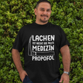 Lachen ist nicht die beste Medizin. Propofol - Oversize Tshirt - 100% organische Baumwolle