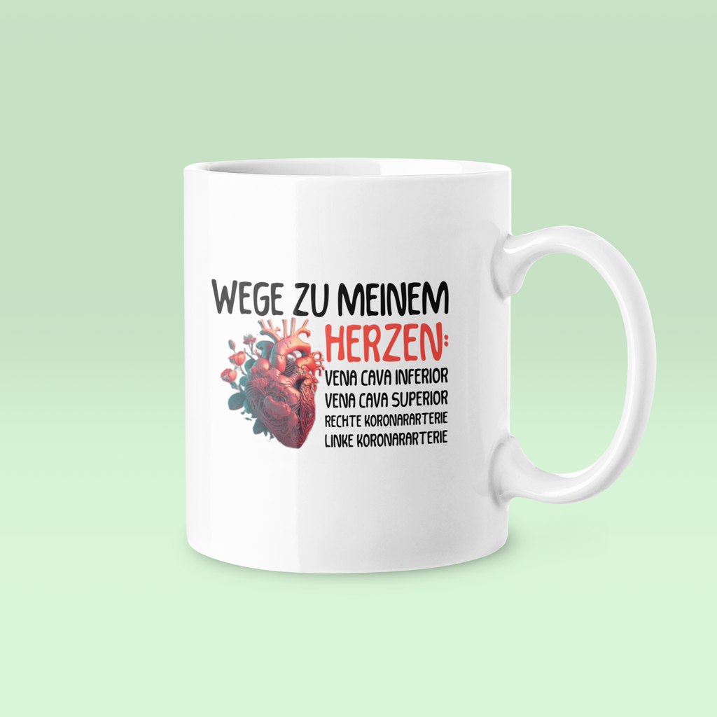 Wege zu meinem Herzen - Tasse