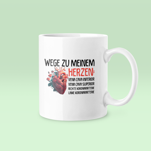Wege zu meinem Herzen - Tasse