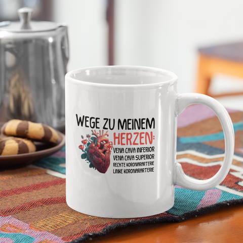 Wege zu meinem Herzen - Tasse
