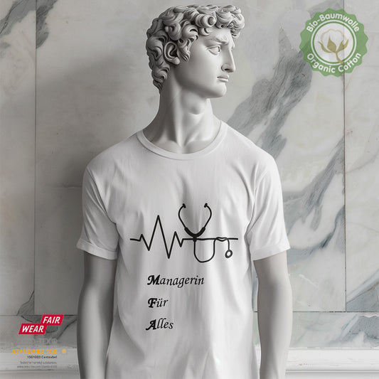 Managerin für Alles - Bio Baumwolle Premium Unisex