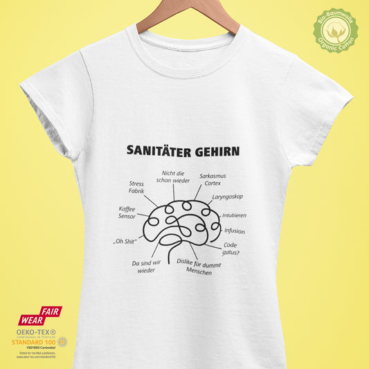 Sanitäter Gehirn - Bio Premium Frauen Tshirt