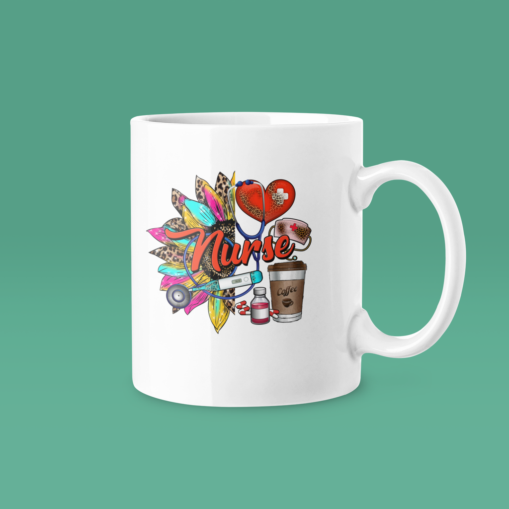 Nurse Colorful - Tasse