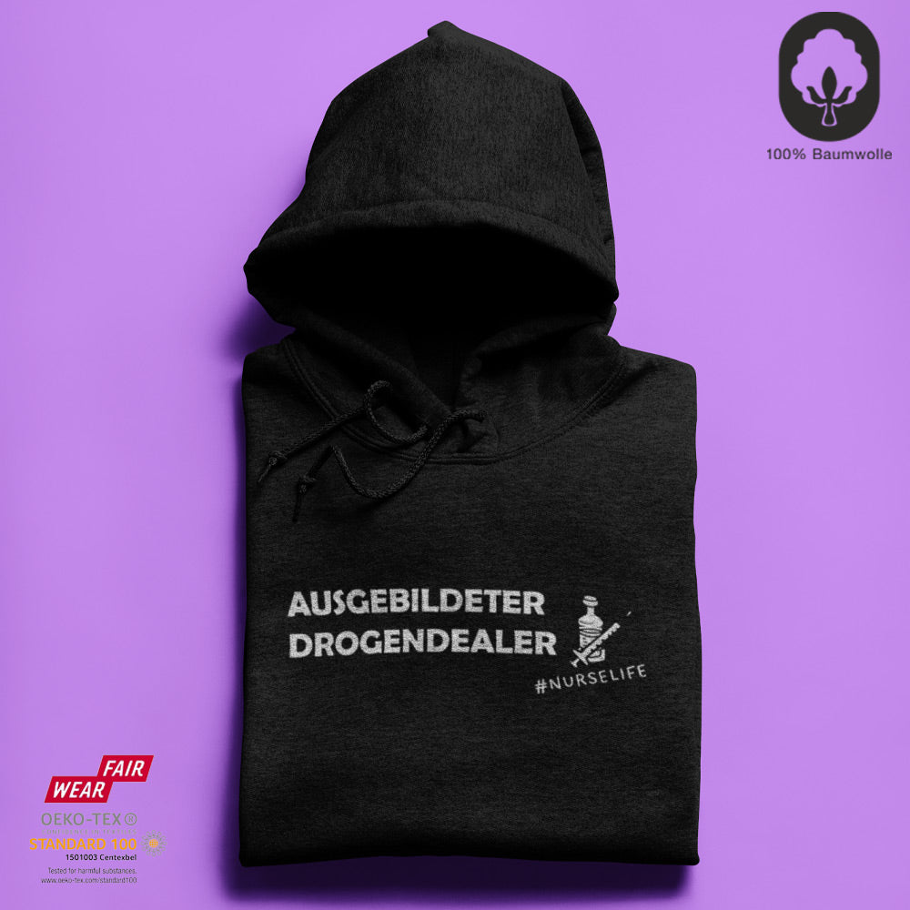 Drogendealer - BioBlend Hoodie: Mode mit Mehrwert (organische Baumwolle)