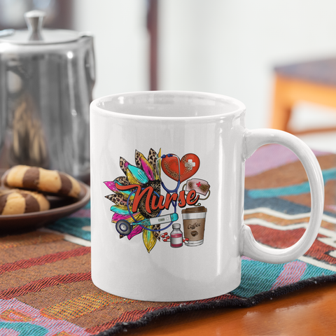 Nurse Colorful - Tasse