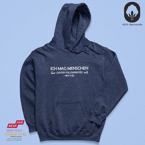 Unter Vollnarkose - BioBlend Hoodie: Mode mit Mehrwert (organische Baumwolle)