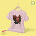 Flower Heart V - Bio Premium Frauen Tshirt