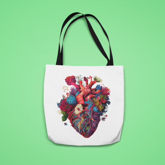 Flower Heart II - Tasche