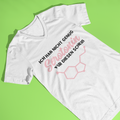 Serotonin - V-Ausschnitt Vorgeschrumpfter Baumwollstoff (100%)
