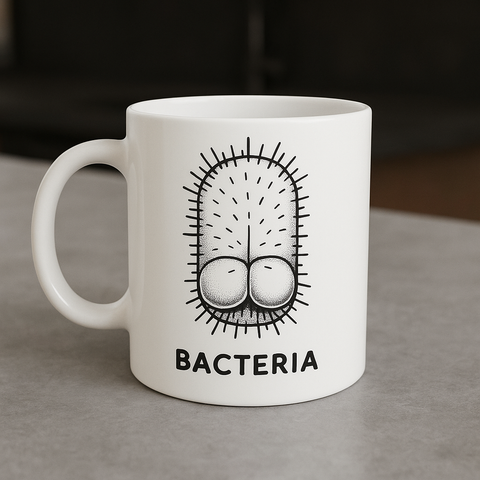Lustige Mikrobiologie Bakterien Keramiktasse