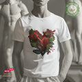 Flower Heart V - Bio Baumwolle Premium Unisex