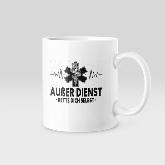 Außer Dienst - Tasse