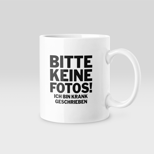 Bitte keine Fotos - Tasse