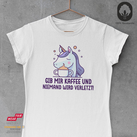 Gib mir Kaffee - Funshirt