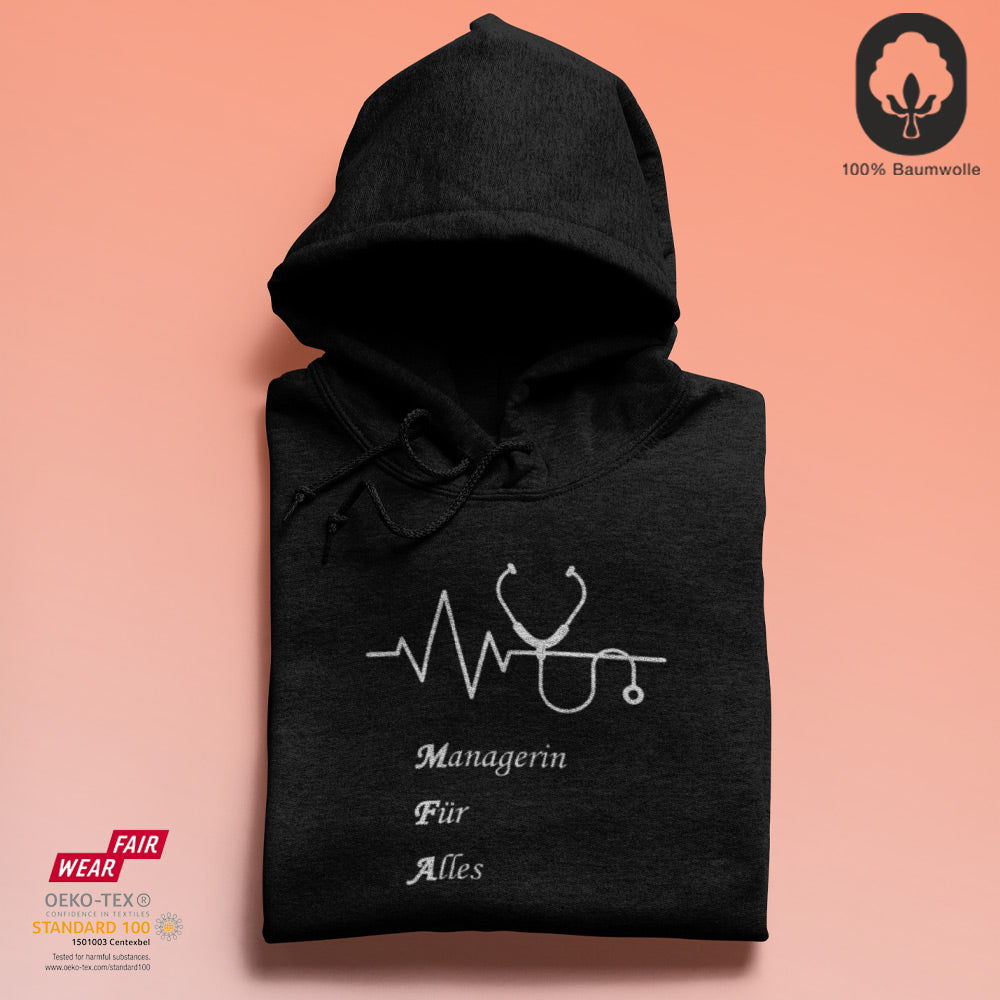 Managerin - BioBlend Hoodie: Mode mit Mehrwert (organische Baumwolle)