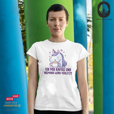 Gib mir Kaffee - Funshirt