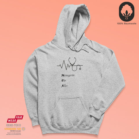 Managerin - BioBlend Hoodie: Mode mit Mehrwert (organische Baumwolle)