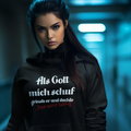 Als Gott mich schuf - BioBlend Hoodie: Mode mit Mehrwert (organische Baumwolle)