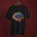Color Brain II - V-Ausschnitt Vorgeschrumpfter Baumwollstoff (100%)