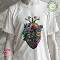 Flower Heart III - Bio Baumwolle Premium Unisex