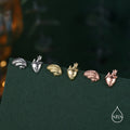 Herz & Gehirn Ohrstecker – Anatomischer Schmuck aus 925er Sterling Silber | Gold & Roségold vergoldet | Medizin trifft Design