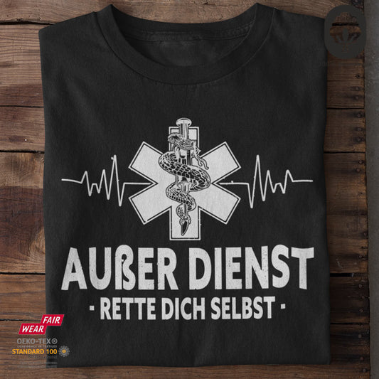 Fun Shirt - Außer Dienst