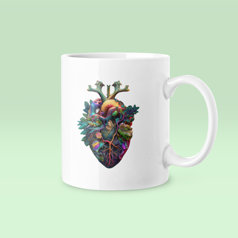 Flower Heart - Tasse