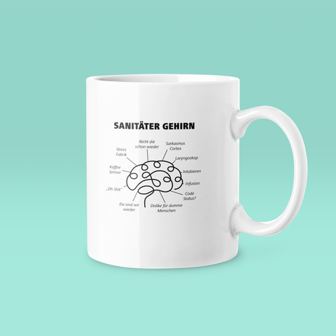 Sanitäter Gehirn - Tasse