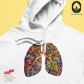 Flower Lung - BioBlend Hoodie: Mode mit Mehrwert (organische Baumwolle)