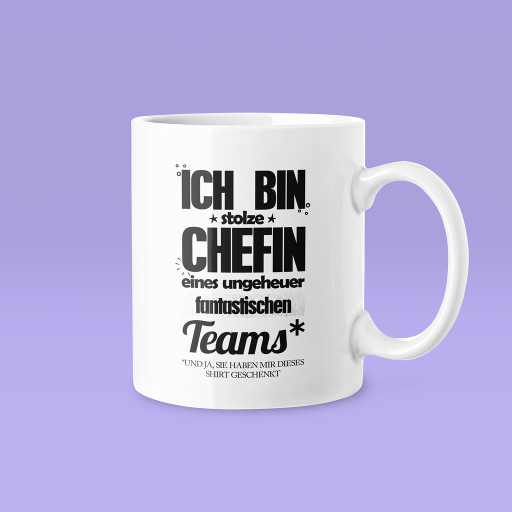 Stolze Chefin - Tasse